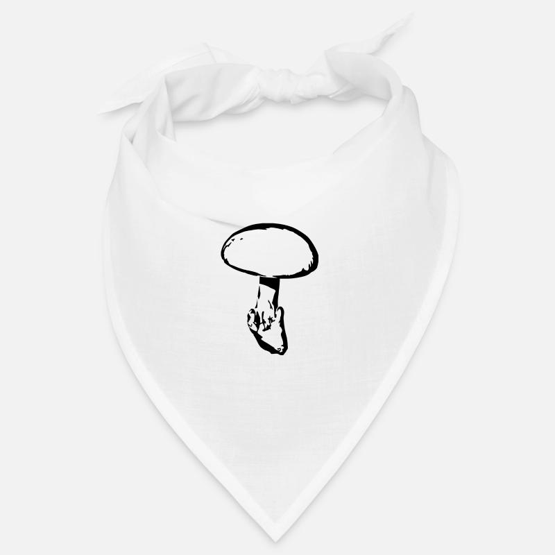 Champignon noir, cueillette de champignons Bandana