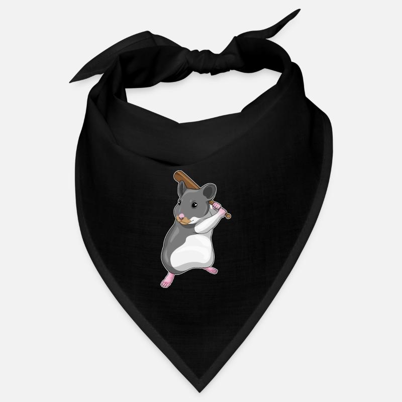 Hamster Baseball Batte de Baseball Bandana