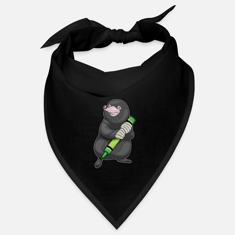 Mole Pupil Crayon School Bandana