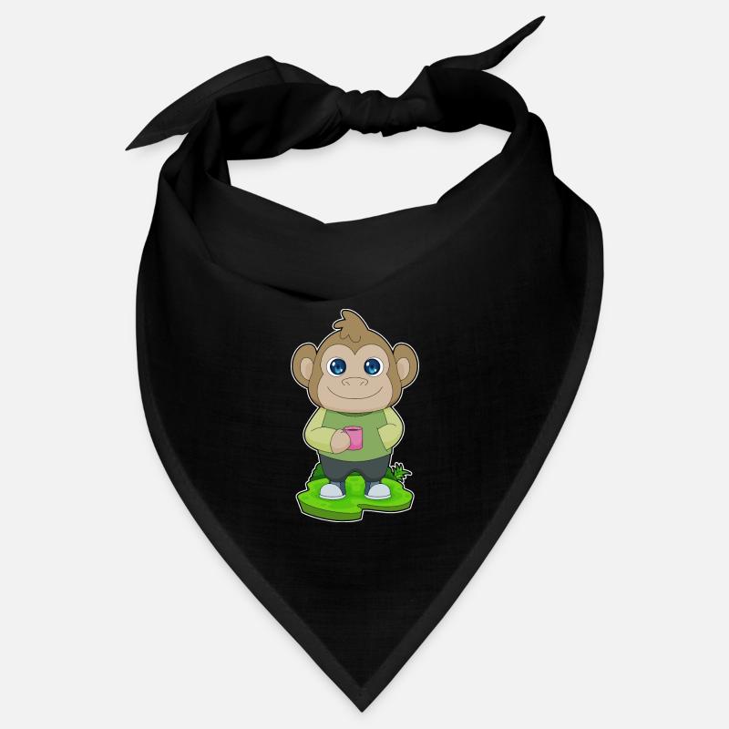 Tasse de café de singe Bandana