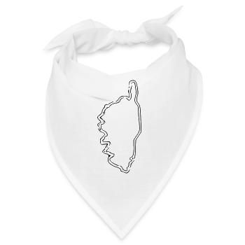 Korsika - Bandana - Weiß - Vorne