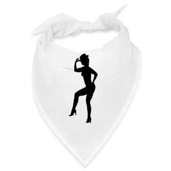 Kabarett - Bandana - Weiß - Vorne