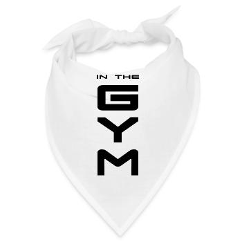 GYM - In the GYM (black design) - Bandana - Weiß - Vorne