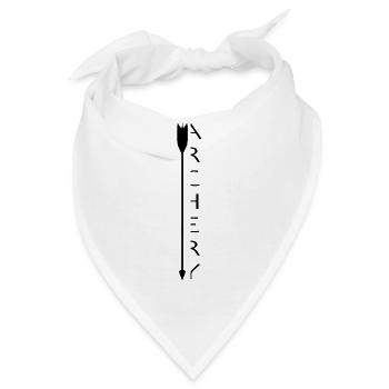 Bogenschießen Bogenschiessen Archery Pfeil Bogen - Bandana - Weiß - Vorne