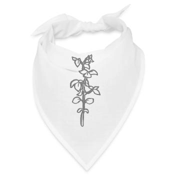 Soja Pflanze Feldfrucht Bauer lustige Geschenkidee - Bandana - Weiß - Vorne
