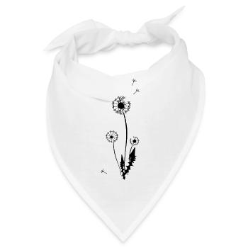 Pusteblume - Bandana - Weiß - Vorne