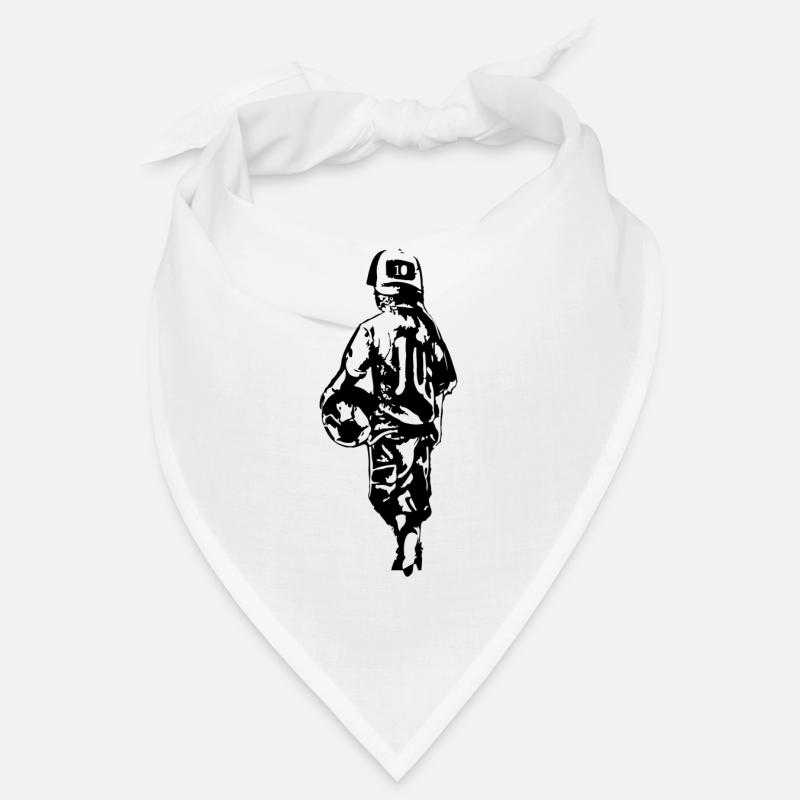 Maillot à 10 numéros - Bandana - blanc