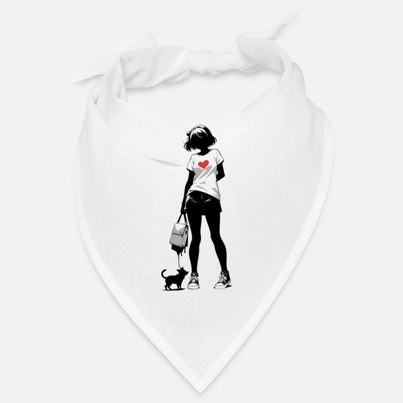 Streetart Mädchen 23255 Bandana