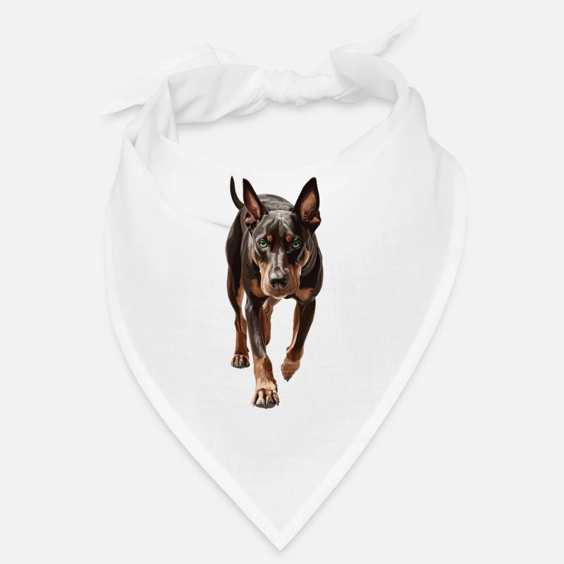 Dobermann - Bandana - Weiß