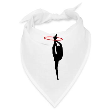 Gymnastik - Bandana - Weiß - Vorne