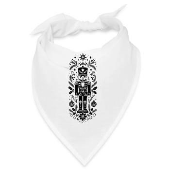 Nussknacker Weihnachten - Bandana - Weiß - Vorne
