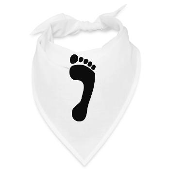 Fuss - Bandana - Weiß - Vorne