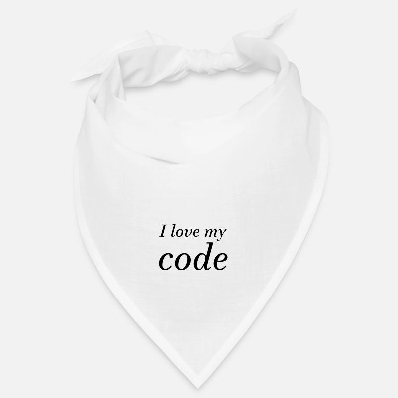 i love my code Bandana