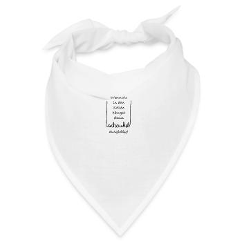 Schaukel ausgiebig - Bandana - Weiß - Vorne