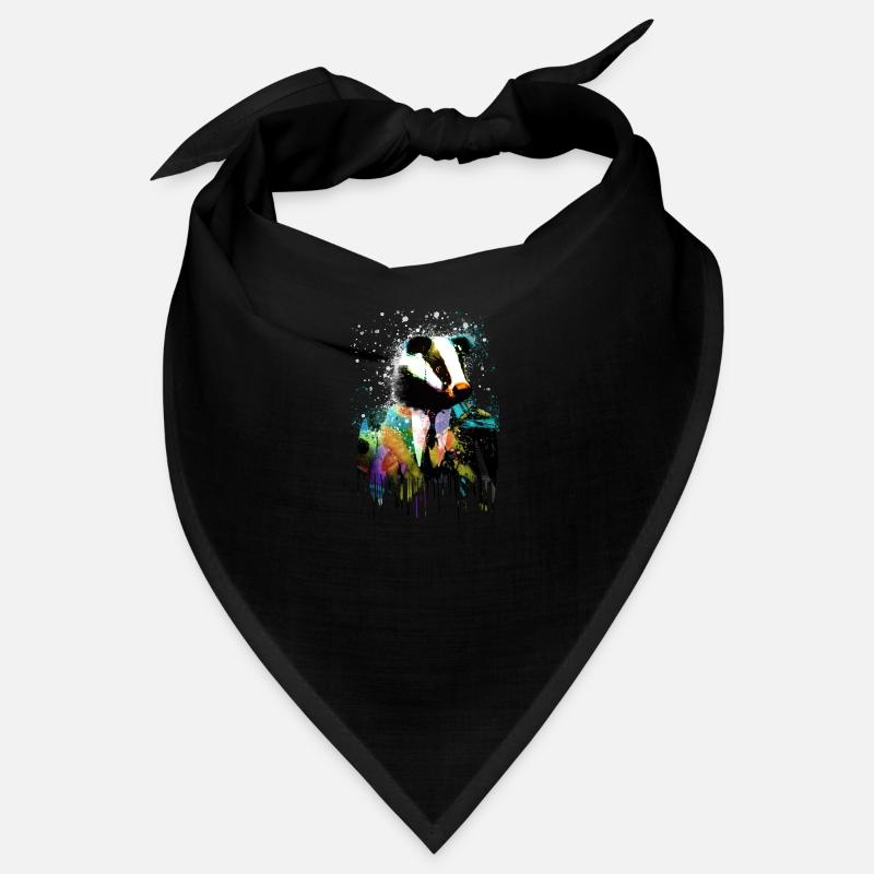 dachs,stinkstier,graffiti,malerei,bunt,anzug Bandana