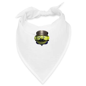 Gangster - Bandana - Weiß - Vorne