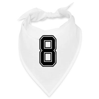 8 - Bandana - Weiß - Vorne