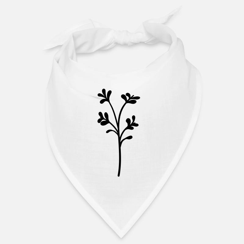 fleur sauvage simple Bandana