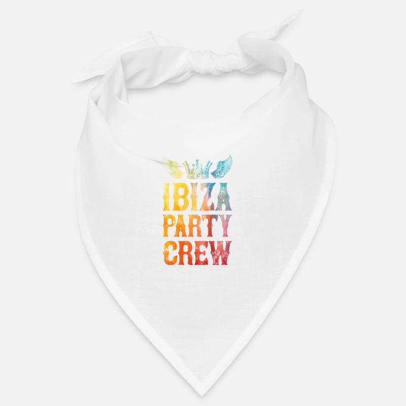 Ibiza Party Crew Spruch Bandana