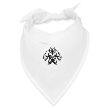 Grizzly Bär Workout - Bandana - Weiß - Vorne