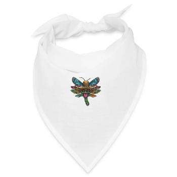 Libelle Lustig Sombrero - Bandana - Weiß - Vorne