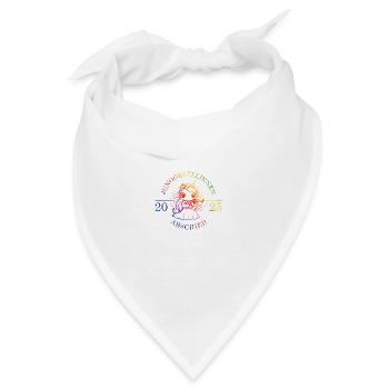 Junggesellinnenabschied 2025 Einhorn - Bandana - Weiß - Vorne