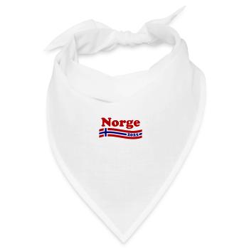 Norwegen 2025 Norge - Bandana - Weiß - Vorne