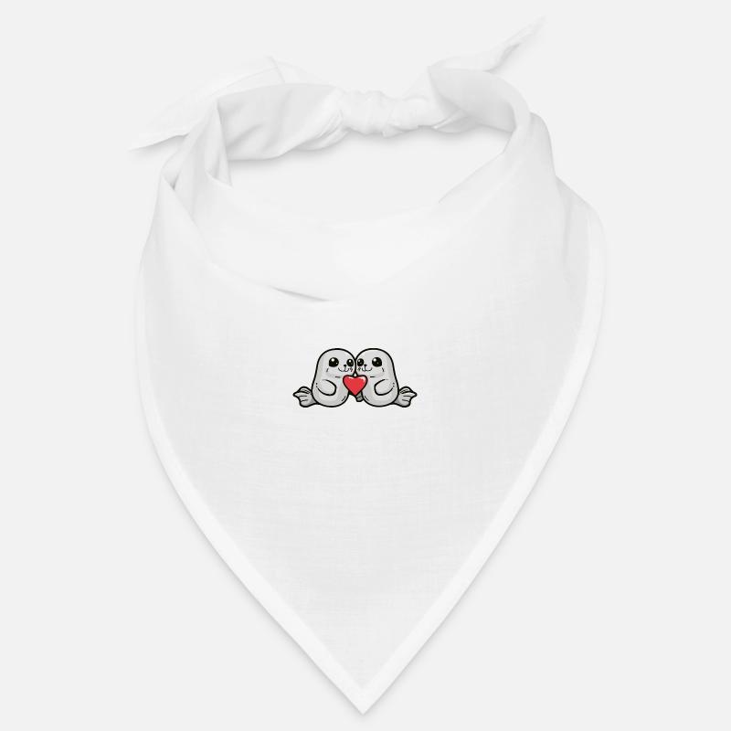 Robbe Paar Valentinstag Bandana
