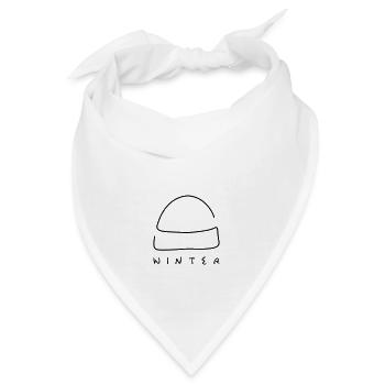 Winter - Bandana - Weiß - Vorne