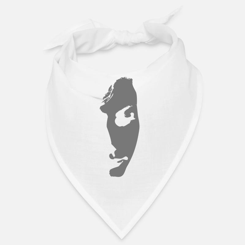Half Face - Bandana - white