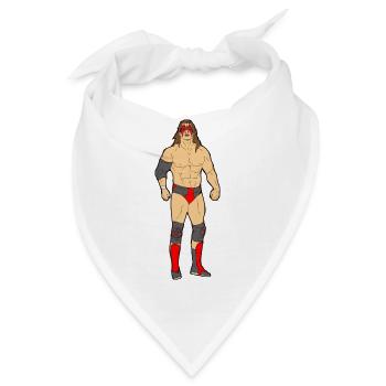 wrestling wrestler sumo boxers boxing1 - Bandana - Weiß - Vorne
