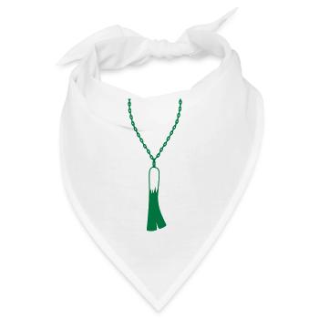 Schmuck Lauch Halskette - Bandana - Weiß - Vorne