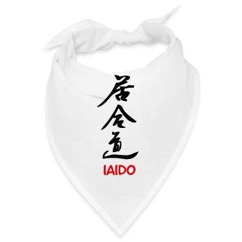 Iaido-Kunst, das Schwert zu ziehen - Bandana - Weiß - Vorne