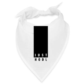 Just HODL - Bandana - Weiß - Vorne