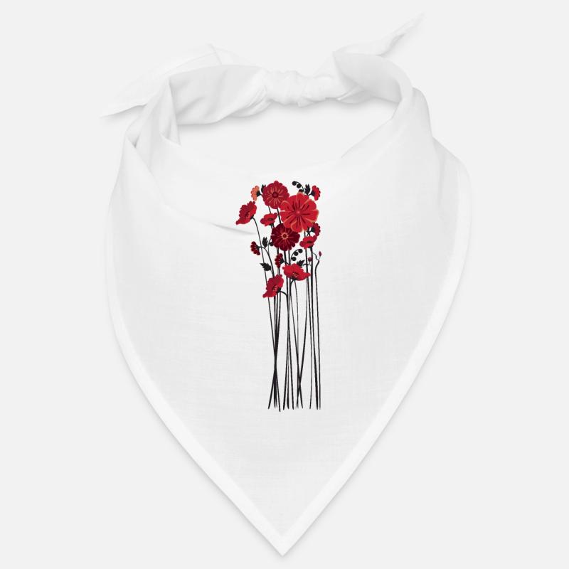 Kiezelblumen Illustration Bandana