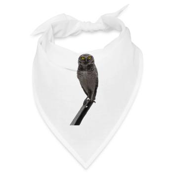 Die Eule die Eule - Bandana - Weiß - Vorne
