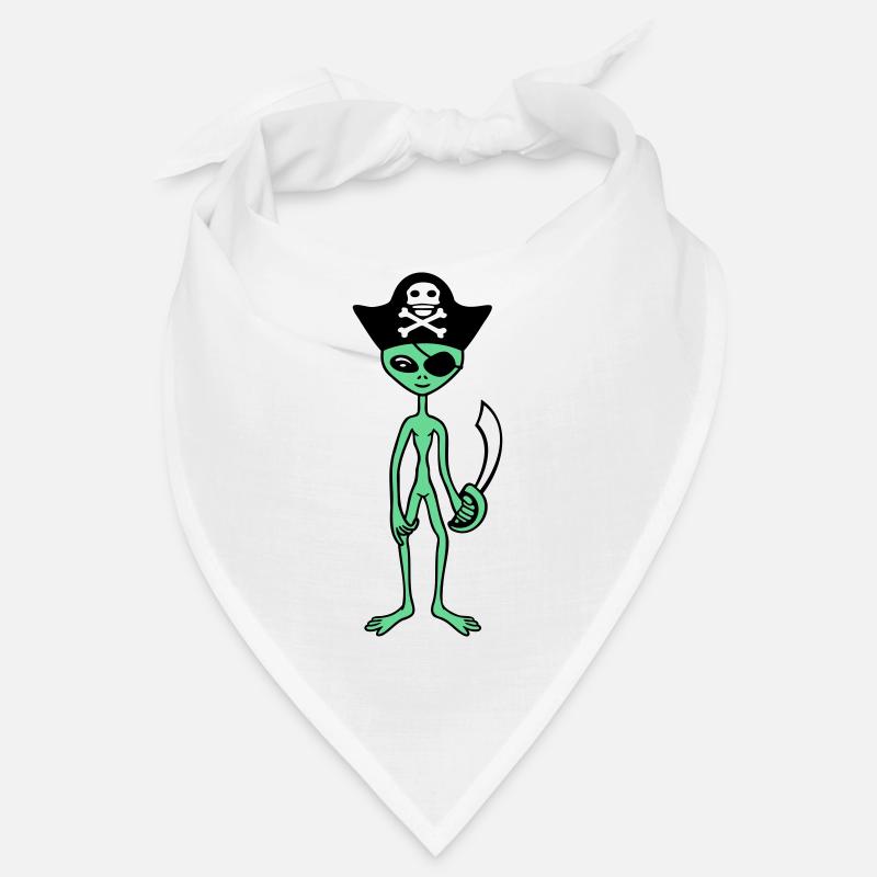Alien Pirate Captain Cap Funny Alien Bandana