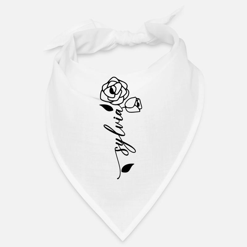 Sylvia Surname First Name Name Flower Bandana