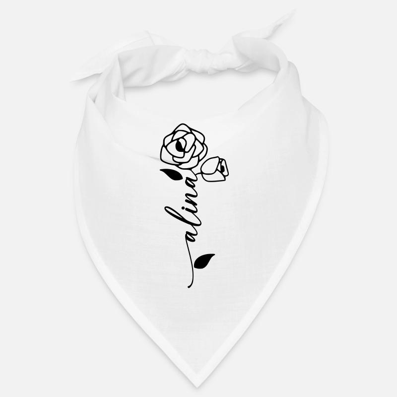 Alina Nom Prénom Fleur Bandana