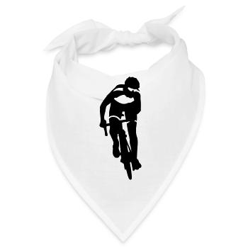 Rennrad - Bandana - Weiß - Vorne