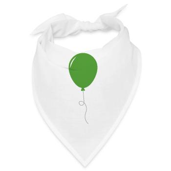 Ballon - Bandana - Weiß - Vorne