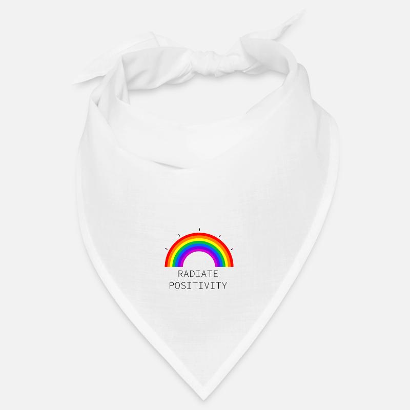 Radiate positivity, rainbow Bandana