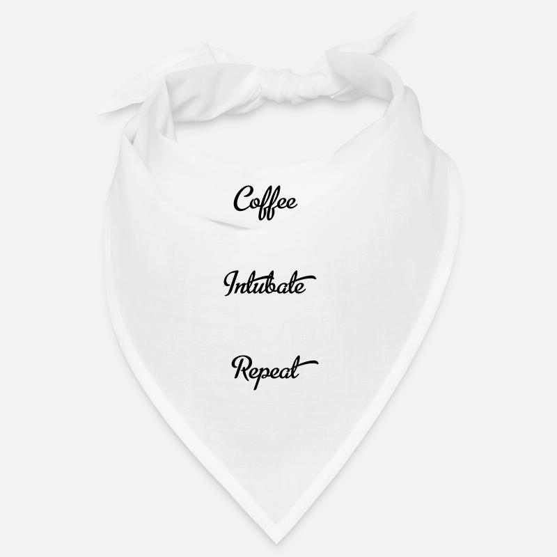 coffee intubate repeat Bandana