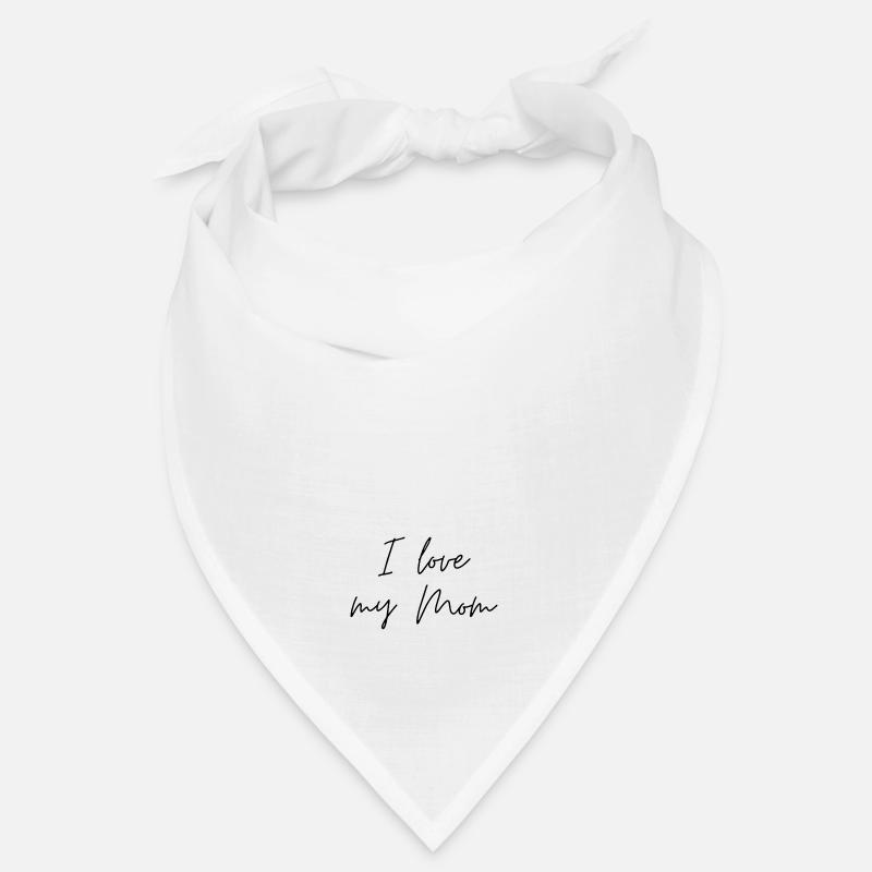 J’aime ma mère - Bandana - blanc