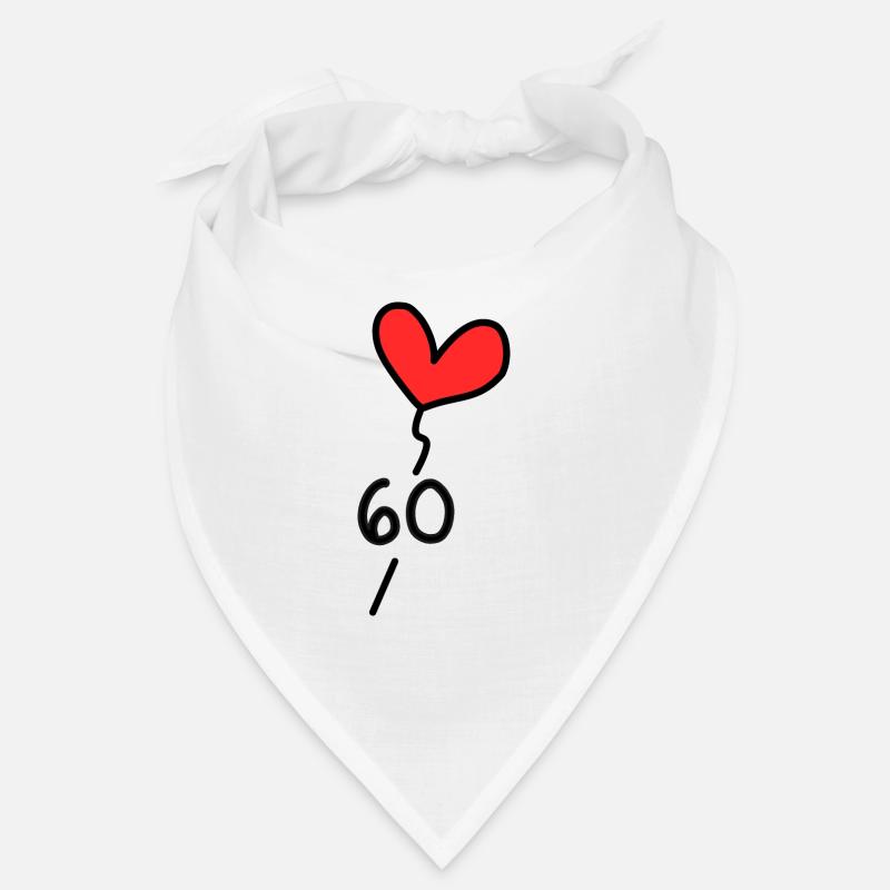 60. 60 ANS. 60e ANNIVERSAIRE. ANNIVERSAIRE 60 ANS. Bandana