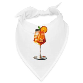 Ein leckerer, sommerlicher Cocktail - Bandana - Weiß - Vorne
