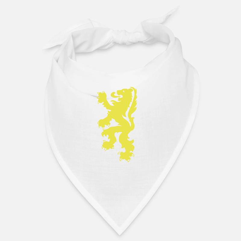 Löwe - Bandana - Weiß