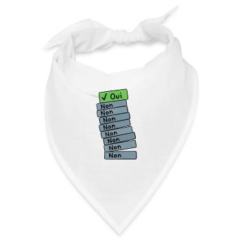 Stapel von Ordnern - Bandana - Weiß - Vorne
