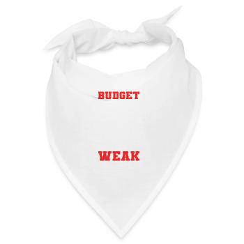 Nicht für schwache Finanzanalyst Geschenk - Bandana - Weiß - Vorne