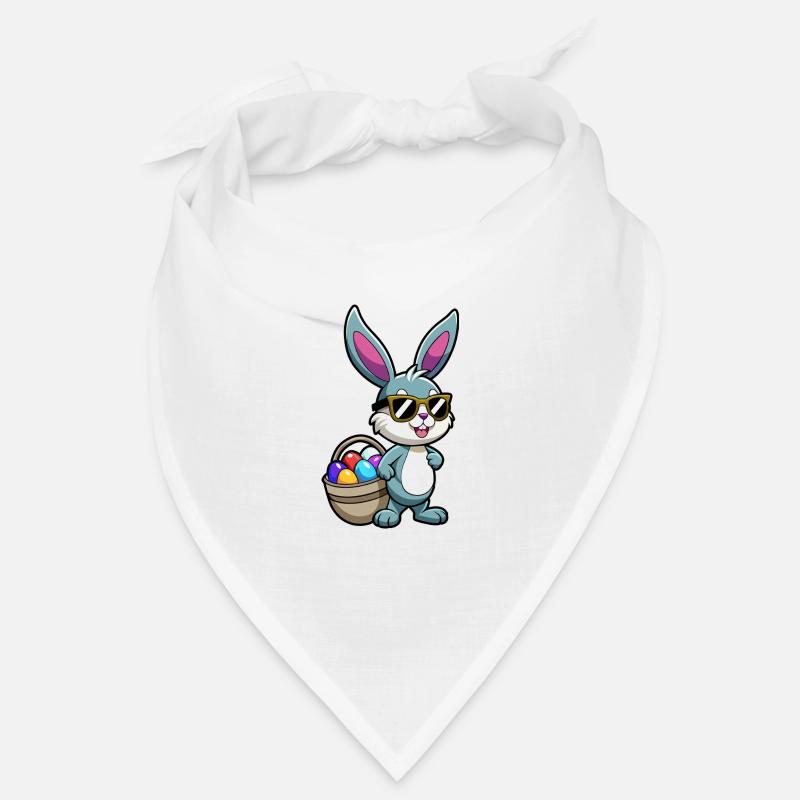 Joyeuses Pâques - Lapin de Pâques - Oeuf de Pâques - Cadeau Bandana